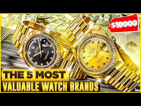 The 5 most valuable watch brands in 1 Minute (Shorts)