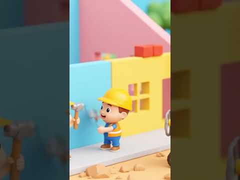 Hammer Tap Tap! 🛠️ #shorts #kidsvideo #vehicles