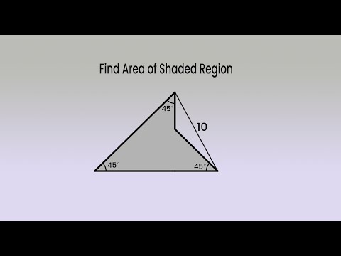 How to find the area of shaded region? |  Nice problem with important geometry skills.