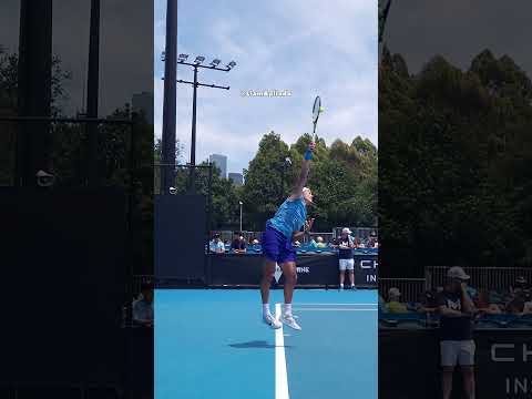 Holger Rune Slow Motion Serve