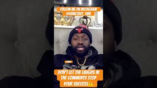 Don’t Let the Laughs in the Comments Stop Your Success⚠️#bedifferentfamily⚠️👑💡🚨 #bdf⚠️👑💡🚨