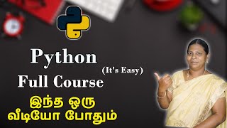 Python Full Course Detailly Explained in Tamil | இந்த ஒரு வீடியோ போதும் | Tamil Academy