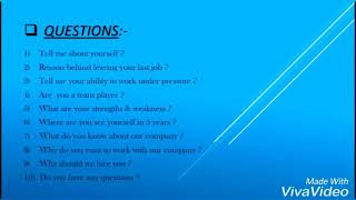 How to crack Interview Questions