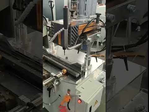 Drilling & Milling Machine for Doors and Windows System for Aluminum & PVC Profiles #machine