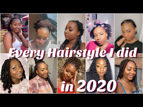 Every Hairstyle I did in 2020! | Blackbeautyfifi | 4C Hairstyles ✨