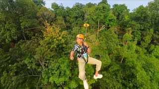 Enjoy Zipline at Hanuman World in Phuket Thailand