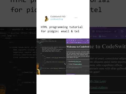 email and telephone #webdev #webdevelopment #programminglife #fyp #fypnigeria #viral #foryou