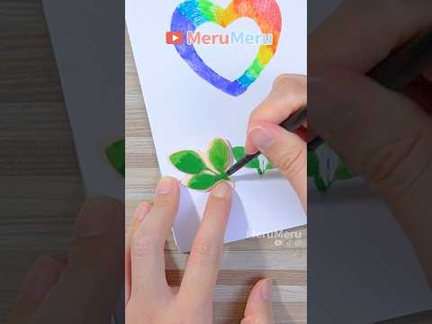 DIY Foam Stamp Making Tutorial #art #diy #shortvideo #satisfying  #tutorial  #shorts #painting