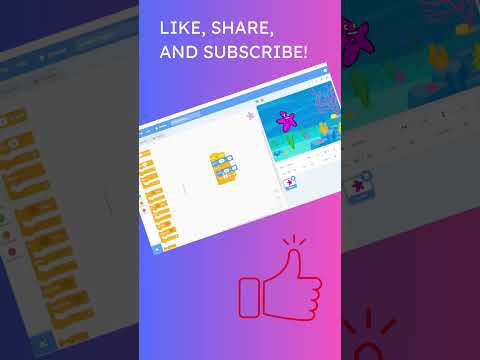 Scratch Glide your Sprite with changing colors Animation by Kodex Academy #games #education #shorts