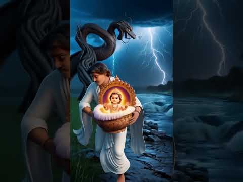 भगवान श्रीकृष्ण का जन्म 🙏 | Kids Story | Krishna Janmashtami | MiniMinds Shorts