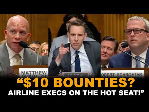 "Bounty Fees and Dynamic Pricing: Hawley Confronts Airline Execs in Explosive Senate Showdown"