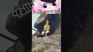 Chibi's screams are so REALISTIC in PEAK 💀💀 #shorts #chibidoki #vtuber #peak