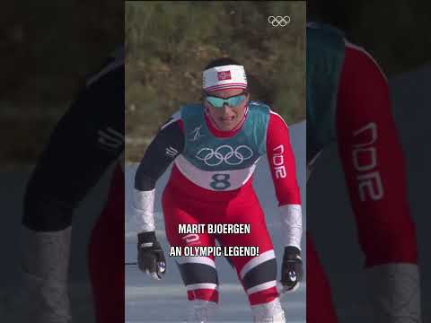 Marit Bjoergen 🇳🇴  An Olympic legend! 🎉