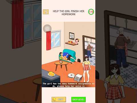 Tricky Twist lvl 2- help girl finish homework #yt #game #gameplay #trickyquest #trendingshorts #iq