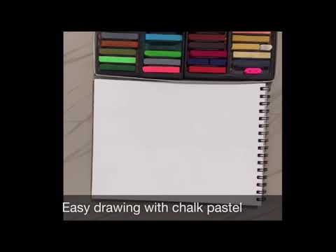Drawing with chalk pastel Vs iPad procreate