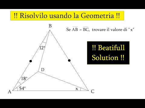 Esercizio 4 Geometria Difficile, puoi risolverlo?/Geometry quiz very hard, can you solve it?