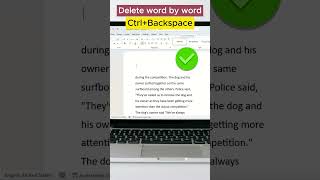 Shortcut Tip to Delete sentences faster #shortsfeed#trendingshorts#techtipsandtricks#shortcutkey
