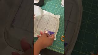 #Embroidery #tipsandtricks w/hoop placement and template usage #machineembroidery #howto #tutorial