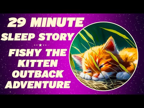 Sleep Stories For Kids - FISHY THE KITTEN OUTBACK ADVENTURE - Kids Guided Meditation