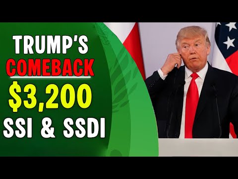 Trump’s Comeback Bill Just Passed — $3,200 Payments Could Hit SSI & SSDI Accounts Soon!