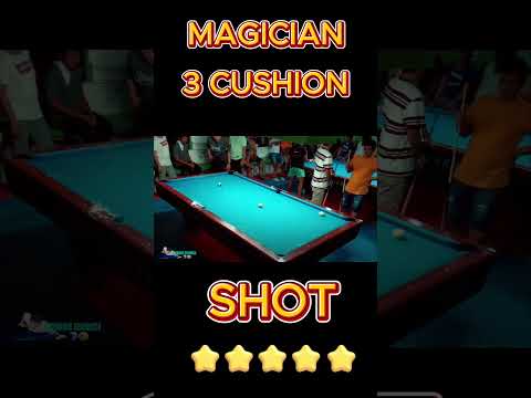 Magician Pocketing 3 Cushion Shot #billiards #efrenbatareyes #8ballpool #9ball
