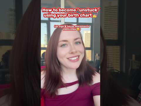How to become “unstuck” using your natal chart ⭐️ #astrology #astrologytips  #astrologyposts
