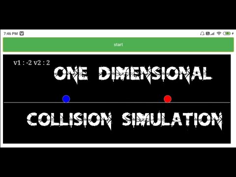 One Dimensional Circle Collision Resolution
