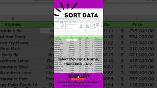 How to Sort Data in Excel  |  Excel 2025