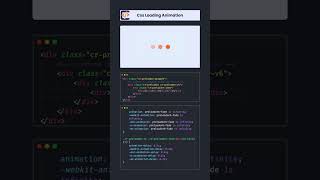 Creative CSS Loading Animation for Modern Web Design | Loading Animation 6 #loadinganimation #css