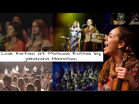 Hare Krishna Mahamantra Show Live By Jahnavi  Harrison At Moscow Russia | Best Live Kirtan Concert