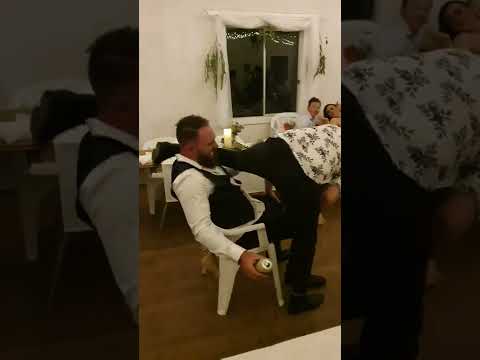 Lap dance wedding fail