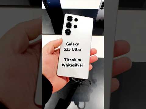 🔥 New 2025 Samsung Galaxy S25 Ultra Titanium Whitesilver