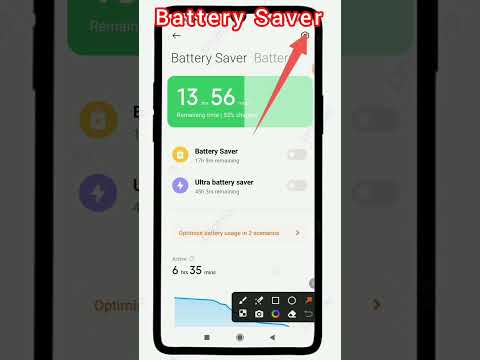 How to enable battery Saver in radmi 8 #shorts #youtubeshorts 😱