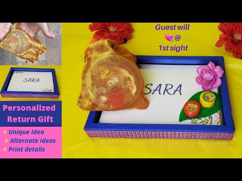 Personalized Unique Return Gift | Guest will love @ 1st Sight |Simple ,Easy, Low cost.