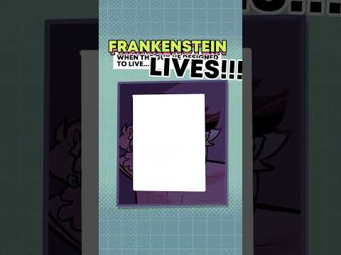 Frankenstein when the guy they design to live… LIVES! #animation #animated #frankenstein