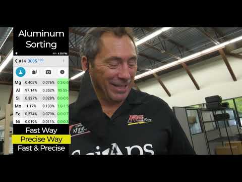 Aluminum sorting Series: Precise sorting of most aluminum grades Video  2 of 3