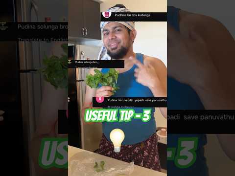 Useful 😱 Tips💡| Pudhina | Mint #kitchentips #canada #usa #india #food #uk #tips #parithabangal #us