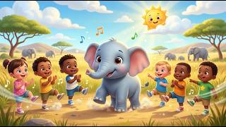 Big Elephant Walk Song | Stomp Stomp Fun for Kids 🐘🌿 | Nursery Rhymes & Kids Songs | #KidsSong #Ele