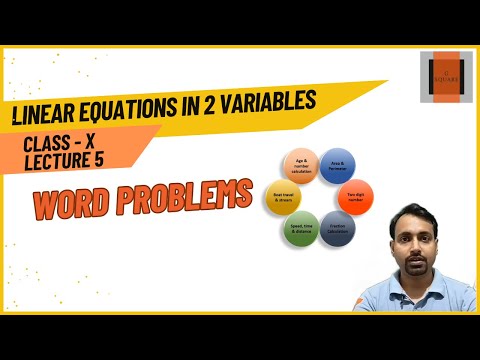 LINEAR EQUATION - TWO DIGIT NUMBER WORD PROBLEMS | CLASS 10 | LECTURE 5