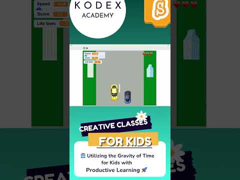 Scratch-- Car Racing Game by Kodex Academy #programminglanguage #codingforkids #carracing  #scratch
