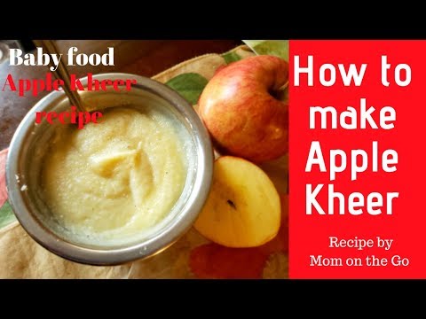 Apple Kheer recipe | Baby food:How to make Apple kheer | NRI mom: Kids breakfast ideas | Seb ki khir