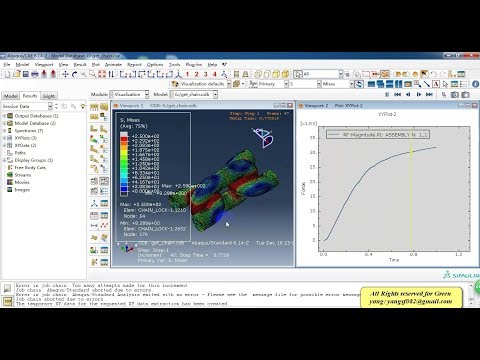 ABAQUS Tutorial Step-By-Step Chain under tension load