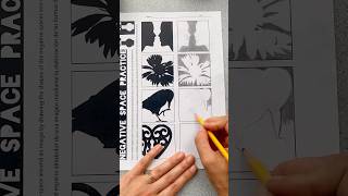 Best drawing practice for beginners- negative space ✍️🤯