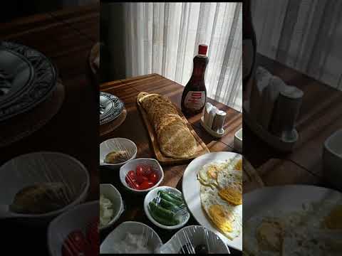 The Table is ready for Breakfast for my Employers'Welcome Everyone..