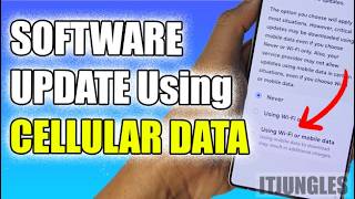How to Allow Software Update Download Using Cellular Data on Galaxy S25