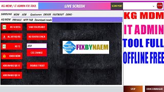 KG MDM - IT ADMIN TOOL Offline Full Free