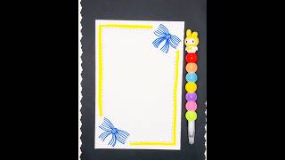 Easy Assignment front page design ideas #youtubeshorts #art #trending #drawing #shorts