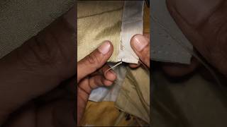 How to sew hook loap# eye on blouse $ blouse hook loap# short video....