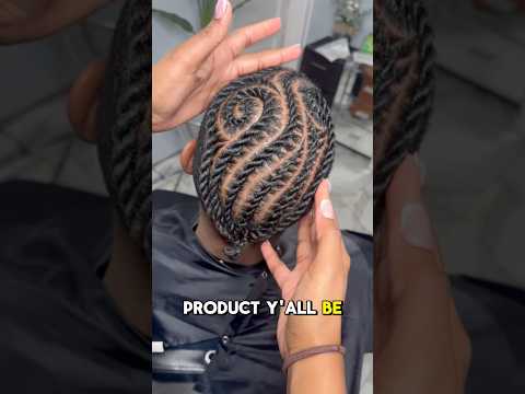 Stitch Twist Mini Tutorial #braid #locs #hairstyles #braids #twistbraids #twists #flattwist #hair