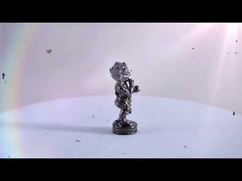 Phra SiHuHaTa (4 Ears 5 Eyes) Roop Lor Roon Ruay Charoen. Kruba Boonyang. Bronze, Satin Silver.